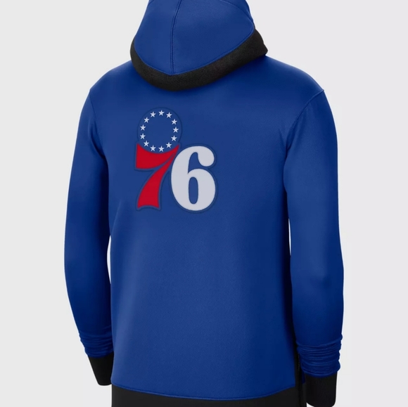 Nike Therma Flex Philadelphia 76ers Embroidered Full Zip Jacket CN4052-495 Sz XL - Picture 2 of 9